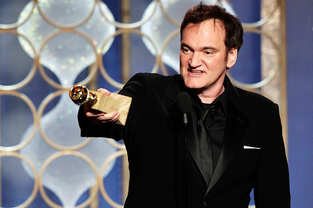 © AP/NBC, Paul Drinkwater Quentin Tarantino mit dem Golden Globe Award