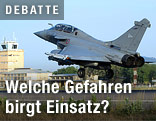 Französischer Kampfjet hebt ab