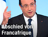 Frankreichs Staatspräsident Francois Hollande