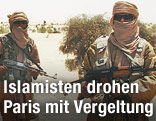 Zwei islamistische Rebellen in Mali