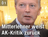 Wirtschaftsminister Reinhold Mitterlehner