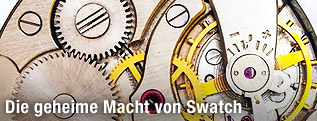 Innenleben einer Armbanduhr