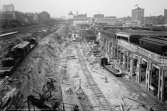© Reuters/Courtesy of Library of Congress Bauarbeiten für die Grand Central Station
