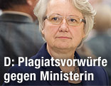 Die deutsche Bildungsministerin Annette Schavan