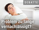 Frau bei Therapie