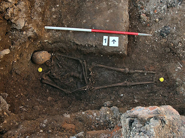 Die Überreste des Königs Richard III.