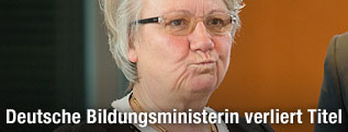 Deutsche Bundesbildungsministerin Annette Schavan (CDU)