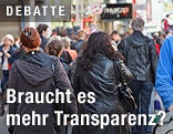 Menschen auf der Straße
