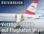 Flugzeug der AUA