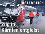 Entgleister Zug