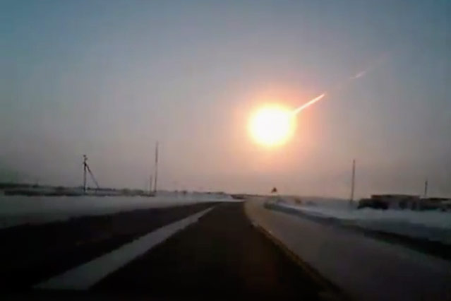 © AP/Nasha gazeta, www.ng.kz Glühender Meteorit