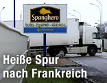 Schild der franz&ouml;sischen Fleischproduktionsfirma Spanghero