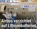 Ein im Bau befindlicher Airbus A350