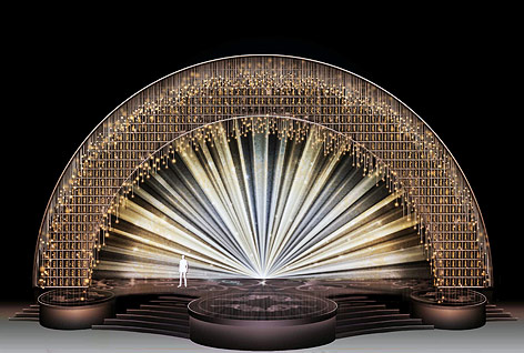 © APA/Polk and Co./Joan Marcus Set design für die diesjährige Oscar-Verleihung