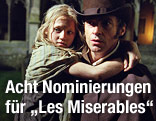 Mann und Mädchen aus dem Film "Les Miserables"