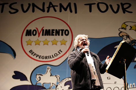 © Reuters/Max Rossi Italienischer Komiker und Politiker Beppe Grillo