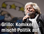 Italienischer Komiker und Politiker Beppe Grillo