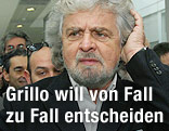 Italienischer Politiker und Komiker Beppe Grillo