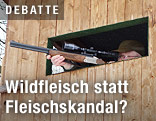 Jäger mit Gewehr