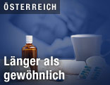 Grippemedikamente vor einer Erkrankten