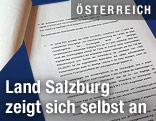Dokument der Selbstanzeige
