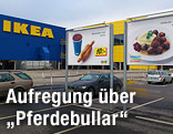 Ikea-Plakat mit Fleischbällchen
