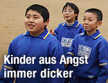 Schüler aus der japanischen Region Fukushima