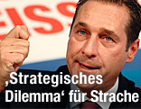 FP&Ouml;-Bundesparteiobmann Heinz-Christian Strache