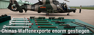 Helikopter und Waffen
