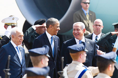 © Reuters/Nir Elias US-Präsident Barack Obama, Israels Premierminister Benjamin Netanyahu