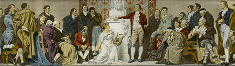 © picturedesk.com/akg-images Gemälde "Weimar 1803 Goethe"