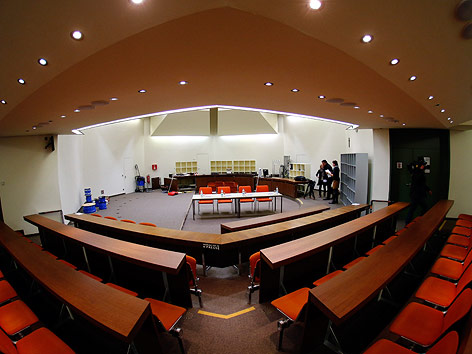 © Reuters/Michael Dalder Der NSU-Prozesssaal in München
