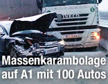 Verunfallte Autos