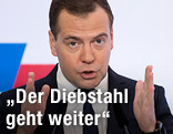 Der russische Ministerpräsident Dmitri Medwedew