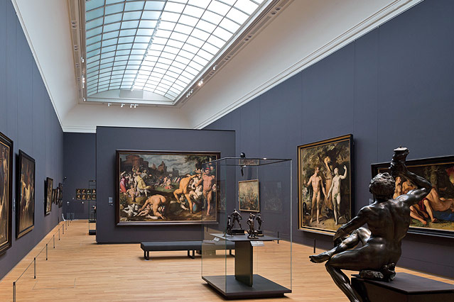© Iwan Baan Ausstellungsraum mit Gemälden und Skulpturen im Amsterdamer Reichsmuseum