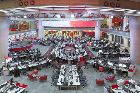 © BBC Großraumbüro der BBC