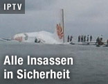 Flugzeug im Wasser