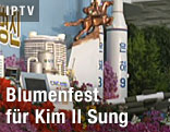 Blumenschau für Kim Il Sung