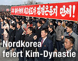 Menschen bei Kim-Feier