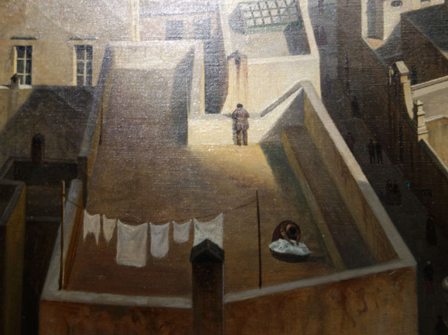 Detailansicht des Gemäldes "Cadiz" von Hubert Sattler