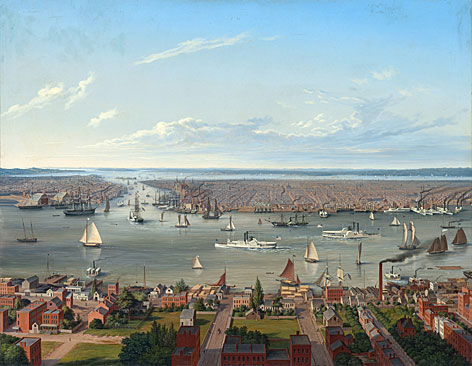 © Salzburg Museum New York (von Long Island aus), 1854