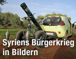 Kleiwagen zieht Raketenwerfer