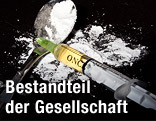 Löffel, Spritze und Kokain