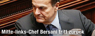 Italiens Mitte-Links-Chef Pier Luigi Bersani