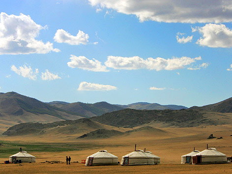 © Reuters/Claro Cortes Jurten-Zelte in der Mongolei