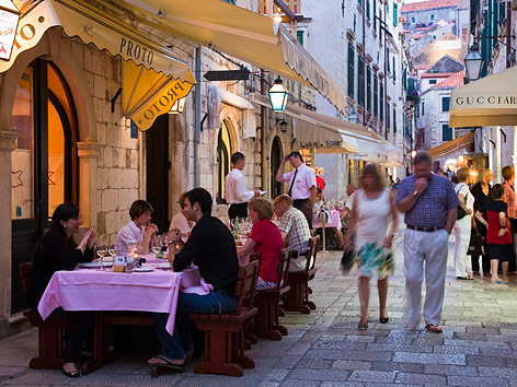 Einkaufsgasse in Dubrovnik