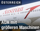 Flugzeug der Austrian Airlines