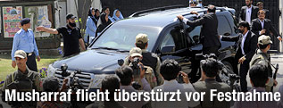 Transporter des pakistanischen Ex-Machthabers Pervez Musharraf