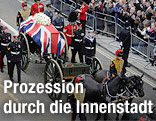 Trauerzug auf der Fleet Street