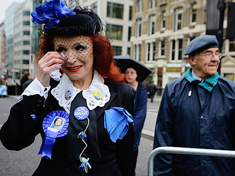 © Reuters/Kevin Coombs Eine ehemalige Thatcher-Anhängerin